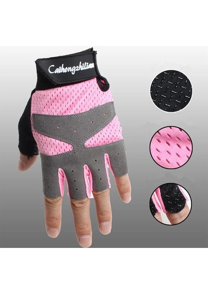Pembe Tarzı S Beden Yaz Sporları Spor Eldivenleri Kadın Spor Salonu Vücut Geliştirme Halter Halter Yoga Eğitimi Spor Ekipmanları Nefes Alabilen Kaymaz (Yurt Dışından) modelleri