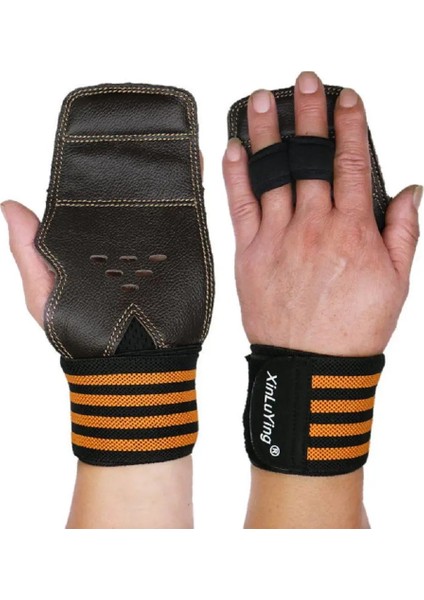 Turuncu Tarzı S Beden Kaymaz Crossfit Spor Eldivenleri Halter Fitness Dambıl Kettlebell Spor Salonu Ağırlıkları Halter Vücut Geliştirme Musculation Ekipmanları (Yurt Dışından)