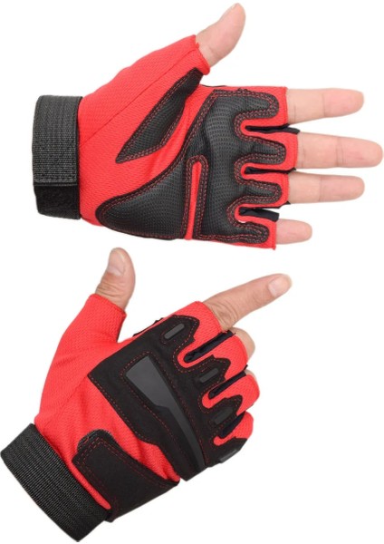 Siyah Stil L Beden Spor Eldivenleri Yarım Parmak Nefes Halter Spor Eldivenleri Erkek Kadın Egzersiz Eğitimi Bilek Spor Eldivenleri Kaymaz Eldiven (Yurt Dışından) fırsatları