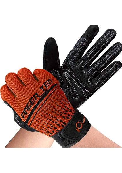 Type2 Turuncu Stili S Beden Professional Half Full Finger Fitness Gloves Men With Wrist Support Gym Exercise Powerlifting Pull Up Protector (Yurt Dışından)