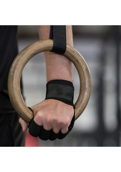 Siyah Stil Xl Beden Kalınlaşmış Silikon Halter Eldivenleri Yarım Parmak Bilek Wrap Crossfit Spor Salonu Fitness Eldivenleri Kaymaz Powerlifting Spor Eldivenler (Yurt Dışından) modelleri