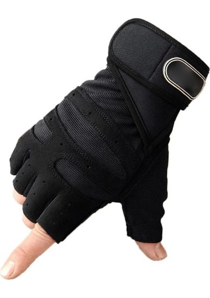 No.3 Tarzı Xl Beden Erkekler Fitness Ağır Eğitim Eldivenleri Vücut Geliştirme Yarım Parmak Eldiven Kaymaz Genişletilmiş Bilek Desteği Halter Sporları (Yurt Dışından)