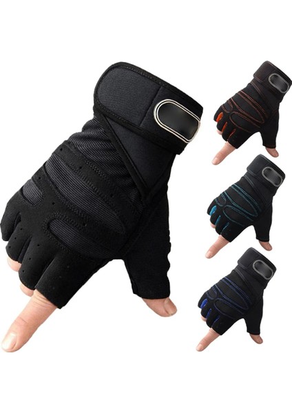 No.3 Tarzı Xl Beden Erkekler Fitness Ağır Eğitim Eldivenleri Vücut Geliştirme Yarım Parmak Eldiven Kaymaz Genişletilmiş Bilek Desteği Halter Sporları (Yurt Dışından) modelleri