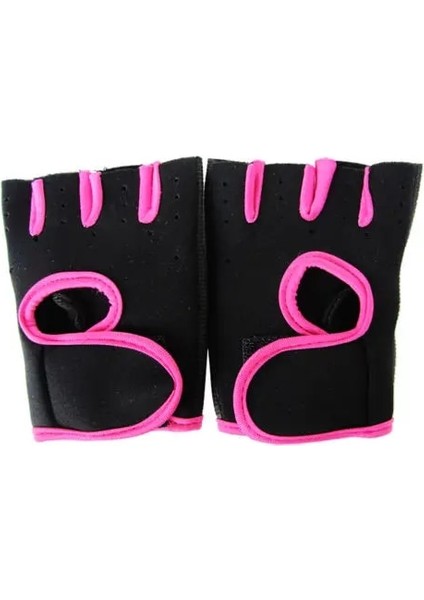 Gül Tarzı Xl Beden Spor Yarım Parmak Eldiven Erkekler Için Kadın Gym Fitness Egzersiz Eğitimi Bilek Kaymaz Direnç Ağırlık Kaldırma Vücut Geliştirme (Yurt Dışından)
