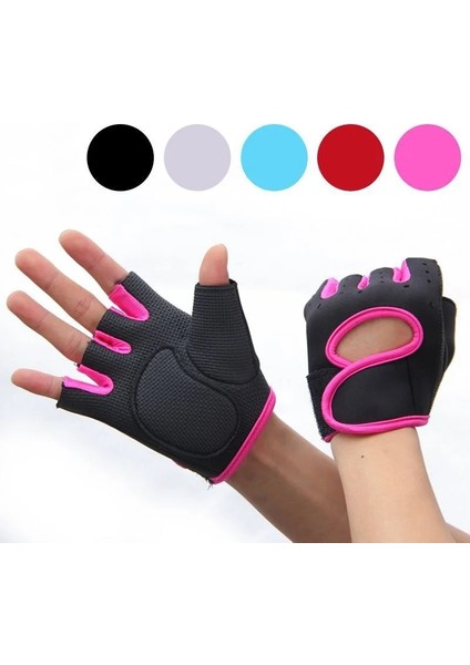 Gül Tarzı Xl Beden Spor Yarım Parmak Eldiven Erkekler Için Kadın Gym Fitness Egzersiz Eğitimi Bilek Kaymaz Direnç Ağırlık Kaldırma Vücut Geliştirme (Yurt Dışından) fiyatları