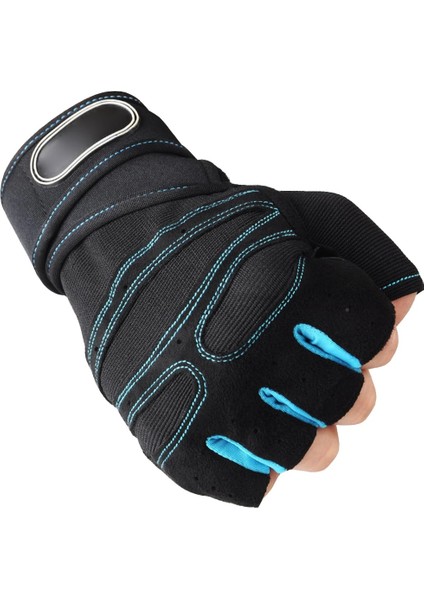 No.5 Tarzı Xl Beden Erkekler Fitness Ağır Eğitim Eldivenleri Vücut Geliştirme Yarım Parmak Eldiven Kaymaz Genişletilmiş Bilek Desteği Halter Sporları (Yurt Dışından) fırsatları