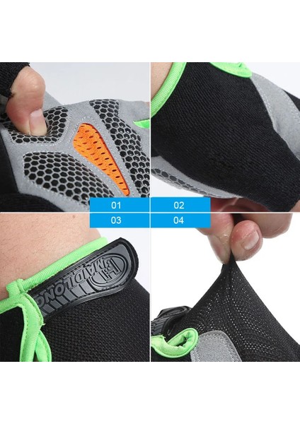Siyah Bir Stil Xl Beden Loogdeel Erkek Kadın Yarım Parmak Spor Eldivenleri Nefes Kaymaz Spor Halter Dambıl Yatay Bar Eğitim Eldivenleri (Yurt Dışından) fiyatları