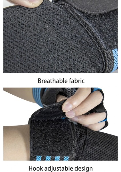 Açık Gri Tarzı L Beden 1 Çift Kaymaz Spor Salonu Yarım Parmak Bracers Eldiven Bisiklet Halter Spor Erkek Kadın Egzersiz Fitness Ekipmanları Aksesuarları (Yurt Dışından) indirimleri