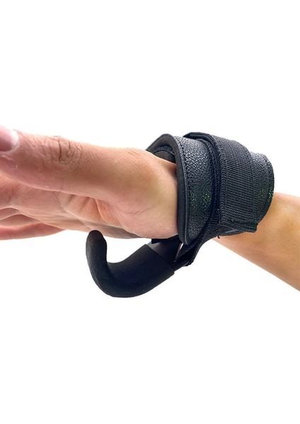 Bir Stil 1 Çift Profesyonel Spor Halter Bilek Kayışları Kanca Bilek Desteği Kanca Kaymaz Spor Salonu Kol Kuvvet Eğitimi Pull-Up Toka (Yurt Dışından) indirimleri