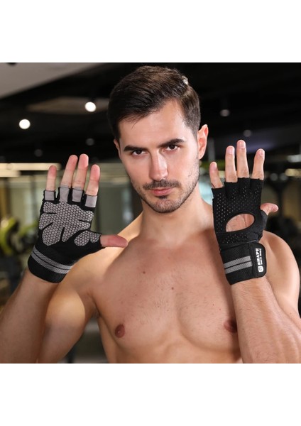 Pembe Tarzı M Beden Worthwhile Half Finger Gym Fitness Gloves With Wrist Wrap Support For Men Women Crossfit Workout Power Weight Lifting Equipment (Yurt Dışından) indirimleri