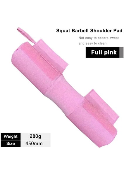 Kapak Bezi Pembe Tarzı Squat Pad - Squats Için Köpük Halter Pedi Yastık, Lunges & Kalça Thrusts Için Bar Dolgusu - Standart Olimpik Ağırlık Bar Pad (Yurt Dışından)