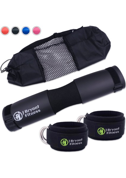 Set H Style Fitness Köpük Halter Pedi ve Ayak Bileği Kayışı Set Direnç Ganimet Spor Salonu Ağırlık Kaldırma Kalça Itme Çömelme Boyun Omuz Koruyucu (Yurt Dışından) indirimleri