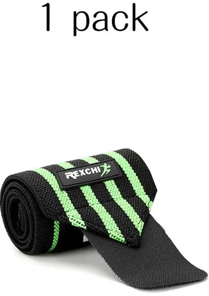1 Adet Yeşil Stil Spor Salonu Fitness Halter Bracers Powerlifting Bileklik Desteği Elastik Bilek Sargıları Spor Güvenliği Için Bandajlar Brace (Yurt Dışından)