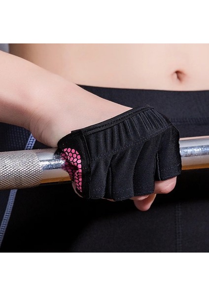 Pembe Tarzı S Beden Worthwhile Gym Fitness Yarım Parmak Eldiven Erkekler Kadınlar Için Crossfit Egzersiz Eldiven Güç Ağırlık Kaldırma Vücut Geliştirme El Koruyucu (Yurt Dışından)