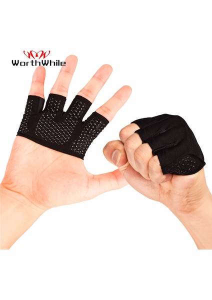 Pembe Tarzı S Beden Worthwhile Gym Fitness Yarım Parmak Eldiven Erkekler Kadınlar Için Crossfit Egzersiz Eldiven Güç Ağırlık Kaldırma Vücut Geliştirme El Koruyucu (Yurt Dışından)