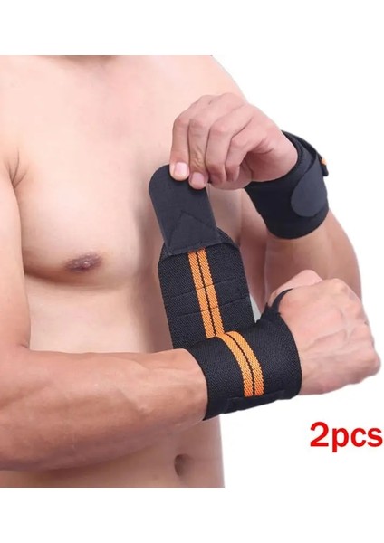 Stili Temizle 1 Adet Nefes Bileklik Elastik Bilek Sargı Halter Halter Bandajları Spor Salonu Vücut Geliştirme Ekipmanları Aksesuarları Crossfit (Yurt Dışından)