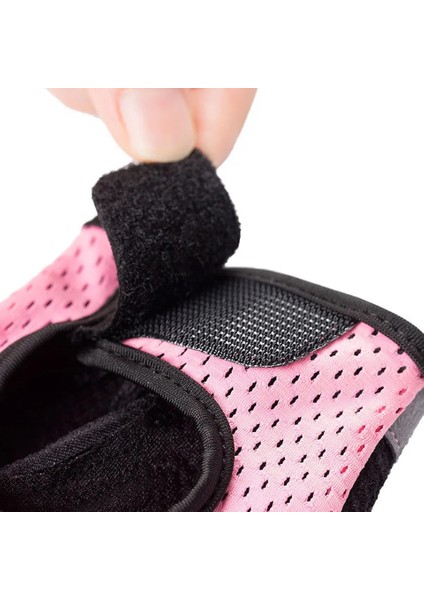 Tip D--Pembe Tarzı Xl Beden Loogdeel Nefes Alabilir Spor Eldivenleri Silikon Palmiye Hollow Geri Spor Eldivenleri Halter Egzersiz Dambıl Crossfit Vücut Geliştirme (Yurt Dışından) fırsatları