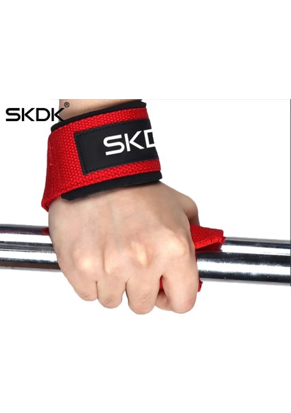 Kırmızı 1pc Tarzı Ağırlık Kaldırma Bileklik Elastik Nefes Alabilir Bilek Sargıları Bandaj Spor Salonu Halter Güç Kaldırma Bileklik Destek Kayışı #T1P (Yurt Dışından) modelleri