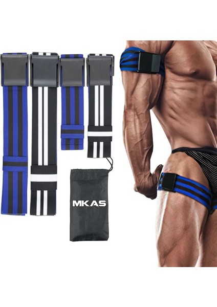 Beyaz Bfr Set Stili Fitness Salonu Ekipmanları Eğitimi Bfr Oklüzyon Bantları Vücut Geliştirme Halter Kol Bacak Kas Büyümesi Kan Akışı Kısıtlama Bantları (Yurt Dışından) modelleri