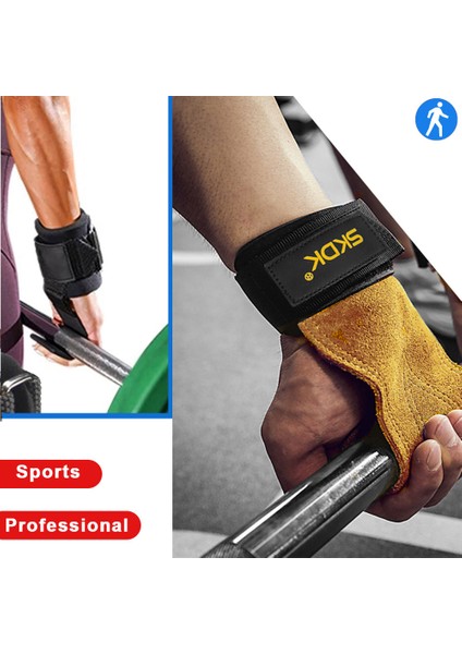 1 Çift Sığır Derisi Kahverengi Tarzı Dana Palmiye Koruyucu Pedler Halter Kancası Spor Salonu Halter Pull-Up'ları Yardımcı Kanca Kaymaz Güç Eğitimi Koruma Avuç Içi (Yurt Dışından) fırsatları
