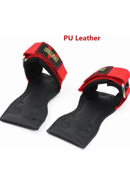 Kırmızı Stil Valeo Bir Çift Ağırlık Kaldırma Eldivenleri Yatay Bar Spor Salonu Crossfit Fitness Halter Halter Dambıl Deri Eldiven (Yurt Dışından) modelleri