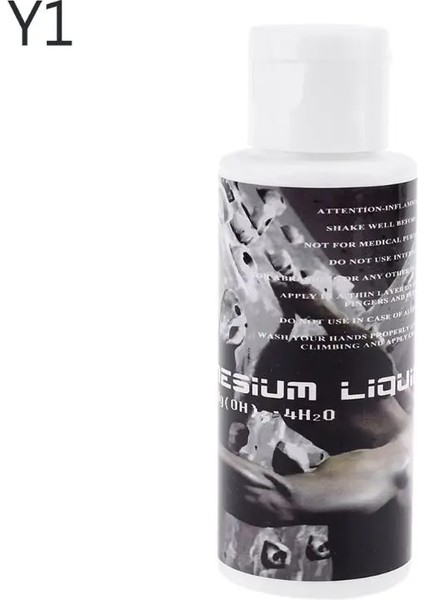 Y1 Stili 50ML Sıvı Tebeşir Spor Magnezyum Tozu Kaymaz Halat Için Krem Spor Süspansiyon Eğitmen Yağ Kavrama Ağırlık Kaldırma Tırmanma G (Yurt Dışından)