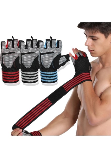 Açık Yeşil Tarzı M Beden 1 Çift Kaymaz Spor Salonu Yarım Parmak Bracers Eldiven Bisiklet Halter Spor Erkek Kadın Egzersiz Fitness Ekipmanları Aksesuarları (Yurt Dışından) fiyatları