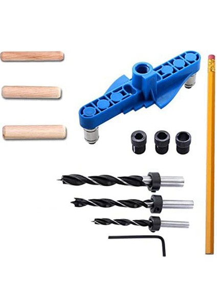 Ağaç Işleme Matkap Kılavuzu Aracı Için Merkezi Çizici Hattı Ofset Systerm'li Dübel Jig (Yurt Dışından)