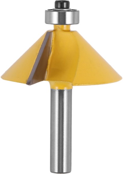 Adet 8mm Shank Büyük 45 Derece Pah ve Konik Kenar Yönlendirici Bit Ahşap Kesme Aleti Ağaç Işleme Freze Uçları (Yurt Dışından) indirimleri