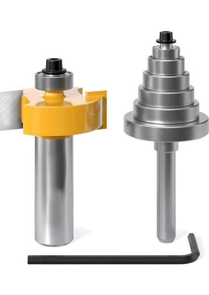 Rulman Setli 1/2 Inç Shank Rabbet Yönlendirici Ucu (Yurt Dışından)