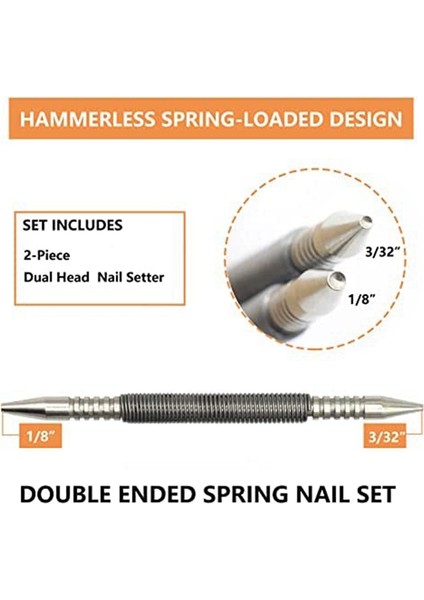 Adet Çift Kafalı Combo Ayarlayıcı, 3/32 Inç ve 1/8 Inç Yay Seti (Yurt Dışından) modelleri