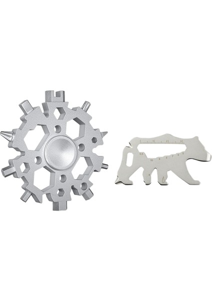 Erkekler Için Çok Amaçlı Kart Anahtarı Hediyesi ile 22'si 1 Arada Kar Tanesi Çok Amaçlı Alet B (Yurt Dışından) fiyatları