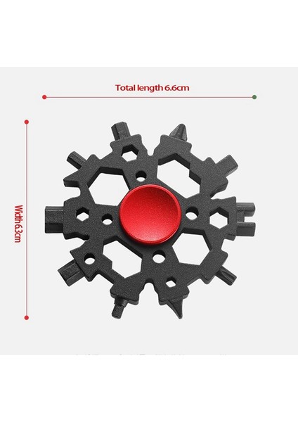 Erkekler Için Çok Amaçlı Kart Anahtarı Hediyesi ile 22'si 1 Arada Kar Tanesi Çok Amaçlı Alet B (Yurt Dışından) fırsatları