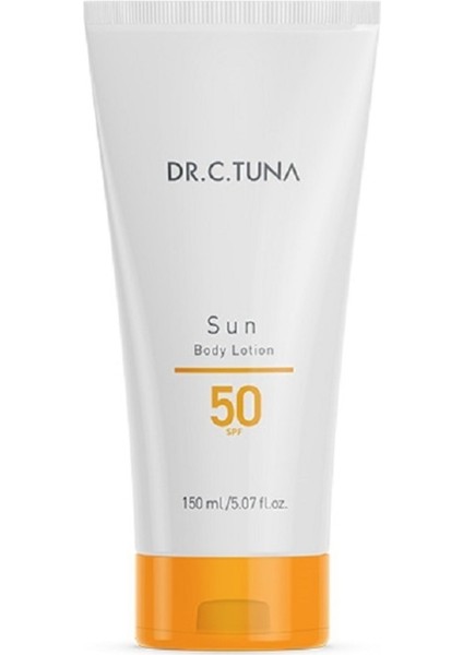 Yeni Seri Dr.c.tuna Sun Serisi Vücut Losyonu 50 Spf 150 ml