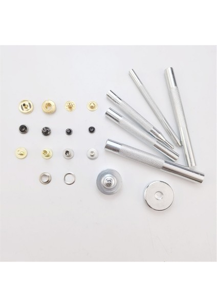 400 Adet 6/8/12.5mm Deri Snap Düğmesi Seti Bağlantı Elemanı Perçin Kurulum Aracı (Yurt Dışından) indirimleri