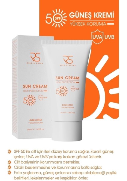 Güneş Kremi Spf 50+ - 50 ml