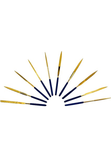 10 Adet Titanyum Elmas Kaplama Iğne Düz Dosya Seti Metal Işleme El Sanatları Aracı Titanyum Kaplı Elmas Çeşitli Dosyalar (Yurt Dışından) indirimleri