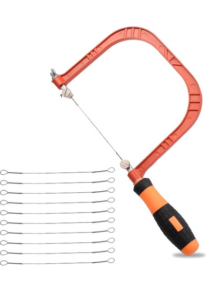 Inç Fret Testere Ağaç Işleme El Başa Çıkma Testere Ekstra 10 Adet 130MM Bıçaklar Dıy Şekil Kesme Aleti (Yurt Dışından) fiyatları