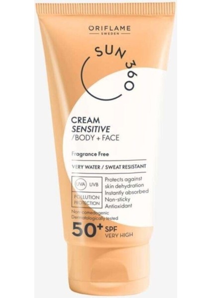 Sun 360 Sun 360 Yüz ve Vücut Için Güneş Kremi 50 Spf Yüz Güneş Kremi