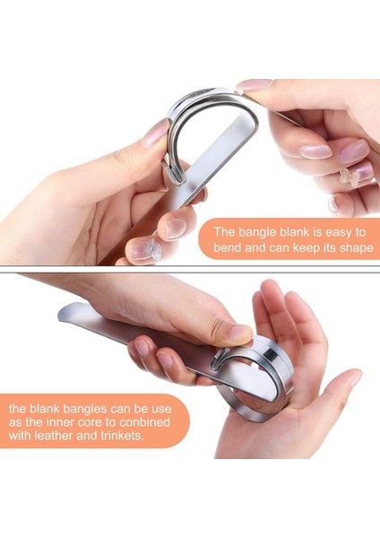 Bilezik Bükme Çubuğu Kiti, Paslanmaz Çelik Gravür Bilezik Boşlukları (Yurt Dışından) fırsatları