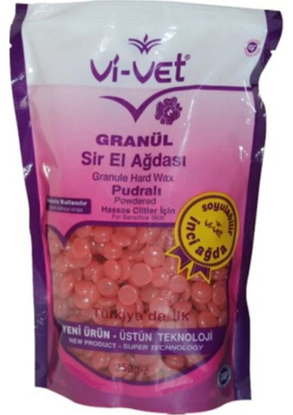 Vi Vet Granül Ağda Soyulabilir El Ağdası Boncuk Ağda - Pudralı