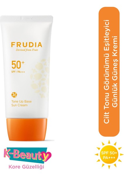 Tone-Up Base Sun Cream 50 Spf 50G Tonlayıcı Güneş Kremi 50 gr SPF50 Bena.