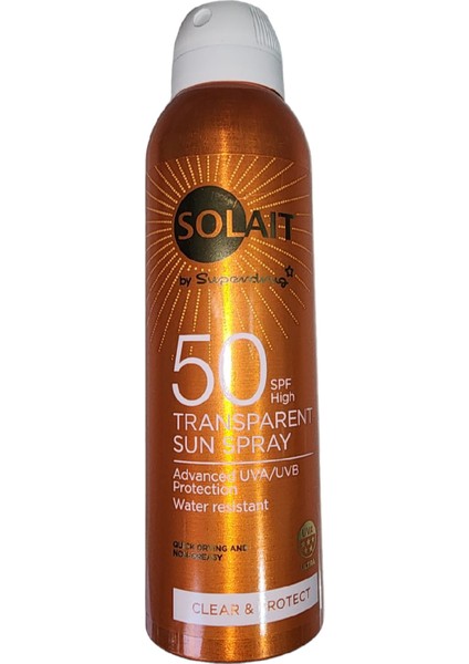 Transparan Güneş Koruyucu Sprey Spf 50 150 ml 7225345