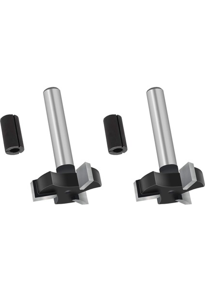 2x Cnc Spoilboard Yüzey Freze Uçları, 1/4 Inç Şaft 1 Inç Kesme Çapı, Döşeme Düzleştirme Yönlendirici Bit Planya Ucu (Yurt Dışından) indirimleri