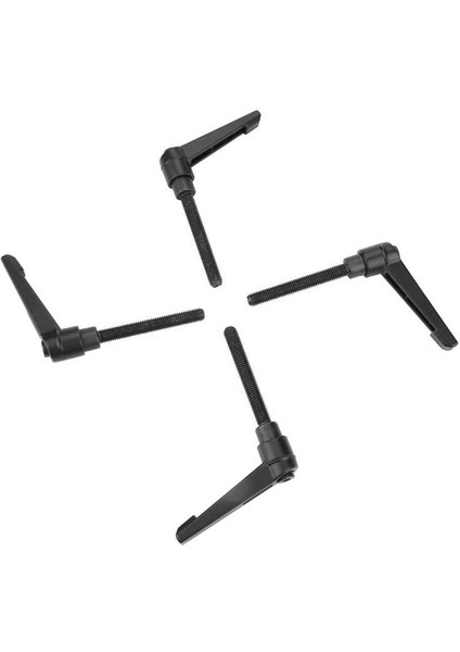 Sıkma Kolu Kolu 4 Adet Metal Makine Topuzları Ayarlanabilir Sabitleme Paslanmaz Çelik M6 Erkek Konu Kelepçe (Yurt Dışından)