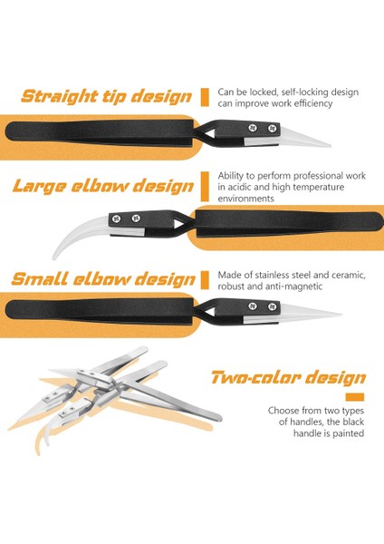 Adet Hassas Ters Seramik Cımbız Sivri Kavisli Uçlu Cımbız (Yurt Dışından) indirimleri