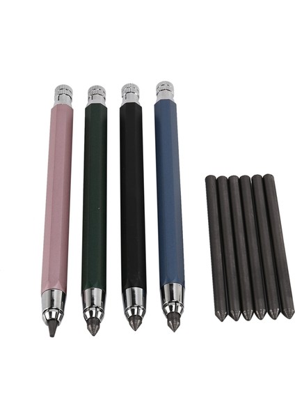 10 Parça 5.6mm Kalem Seti Eskiz Metal Otomatik Mekanik Grafit Kalem Işçiliği, Sanat Çizimi, Ağaç Işleme (Yurt Dışından) modelleri