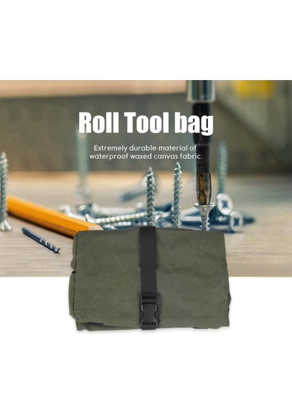 Çok Amaçlı Alet Anahtarı Rulo Kese Asma Alet Fermuar Taşıyıcı Çanta (Yurt Dışından)