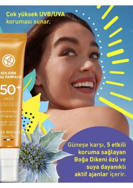 50 Spf Yaşlanma Karşıtı Güneş Kremi Solaire Peau Parfaite-40 ml