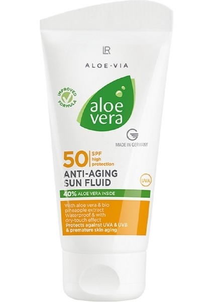 Aloe Vera Anti-Aging Güneş Losyonu Spf 50 - 50 ml